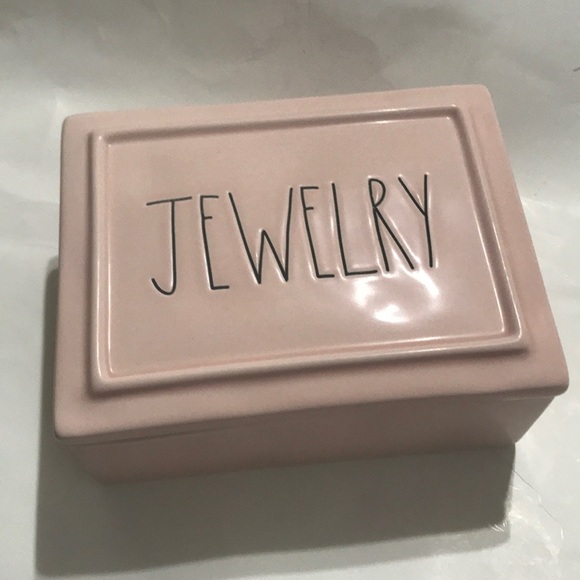 Rae Dunn Jewelry - RAE DUNN JEWELRY BOX SOFT PINK ARTISAN COLLECTION